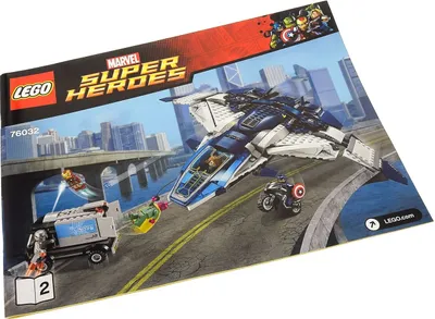 Produktbild von 1x Lego Bauanleitung A4 Heft 2 Marvel Avengers Verfolgungsjagd 76032