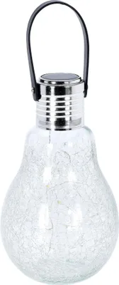 Zdjęcie produktu dla Stojąca lampa solarna LED, 26 cm (30 diod LED) – przezroczysta, H&L