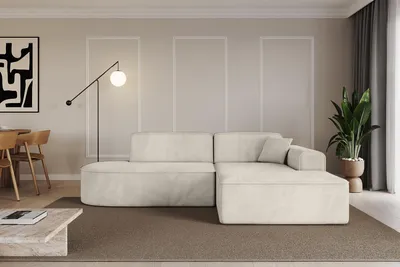 Produktbild von ALTDECOR Ecksofa in L-Form IREA-L1-v3 232x165x77 cm Beige Corner Sofa Eckcouch Couch Wohnlandschaft Cauchsofa