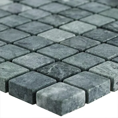 Produktbild von Marmor Naturstein Mosaik Fliesen Morbihan Verde 15