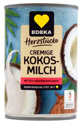 Produktbild von Herzstücke cremige Kokosmilch, 6er Pack (6 x 400ml)