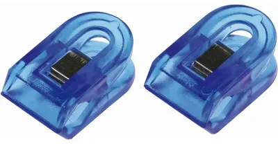 Produktbild von Briefklemmer Multi Clip Liliput 15x25mm VE=8 Stück kristallblau