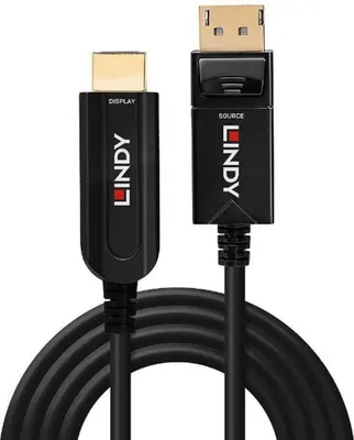 Produktbild von LINDY DP 1.2 auf HDMI 18G AOC Kabel, 20m
