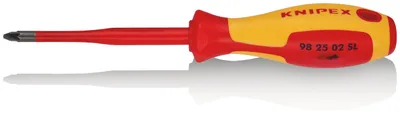 Image de Knipex 1x tournevis Pozidriv® (Slim) pour vis cruciformes - 982502SL