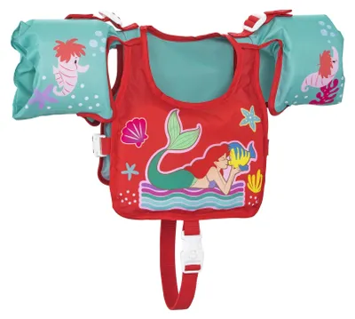 Image de Bestway 9101I : Brassière de natation pour enfants avec flotteurs, pour les enfants de 3 à 6 ans, motif "Petite sirène"