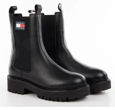 Produktbild von Tommy Jeans Damen Stiefeletten EN0EN02629 BDS Farbe: Schwarz Größe: 39