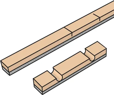 Obrázek produktu pro KE Kelit KM683, KELOX dry rámové dřevo, 1000x44x30mm, 1 ks.
