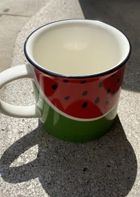 Produktbild von Starbucks Mug Tasse Melon mit schwarzem Rand