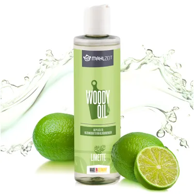 Obrázok produktu pre Meal WOODY OIL Starostlivosť o drevo, olej na dosky na krájanie, drevené kuchynské náradie, 250 ml, vôňa limetky