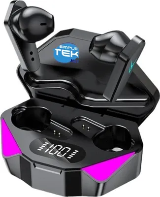 Zdjęcie produktu dla Słuchawki dokanałowe douszne gamingowe bluetooth przenośne czarne X15