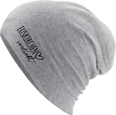 Produktbild von Huuraa Beanie Euskirchen verliebt Heather Grey One Size Baumwolle und Elasthan Mütze Geschenkidee