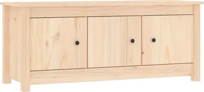 Immagine prodotto di vidaXL Scarpiera 110x38x45,5 cm in legno di pino massiccio