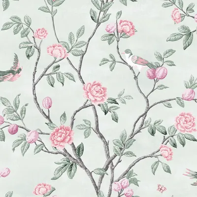 Produktbild von Vliestapete 113371 Laura Ashley Eglantine Grün