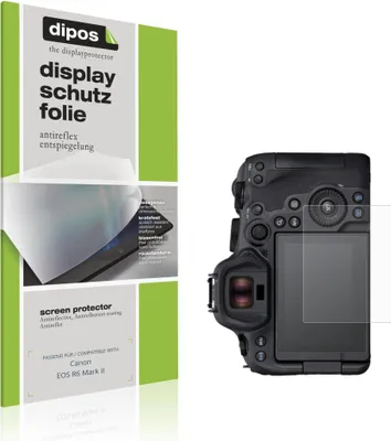 Produktbild von 4x Schutzfolie für Canon EOS R6 Mark II matt Displayschutzfolie Folie Display Schutz dipos