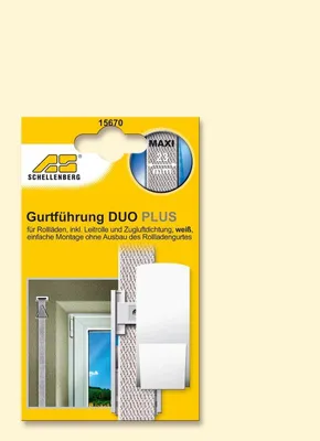 Zdjęcie produktu dla Prowadnica taśmowa do rolet Schellenberg Duo PLUS Maxi
