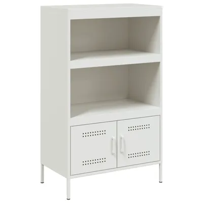 Produktbild von Highboard Weiß 68x39x113 cm Stahl