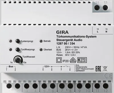 Produktbild von GIRA 128700 Interkom-System-Zubehör Stromversorgung (128700)