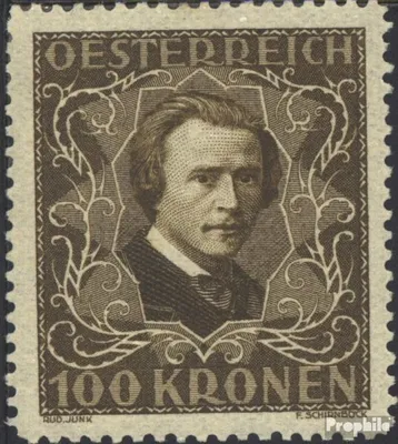 Produktbild von Briefmarken Österreich 1922 Mi 424A Gefälligkeitsentwertung gestempelt Komponisten