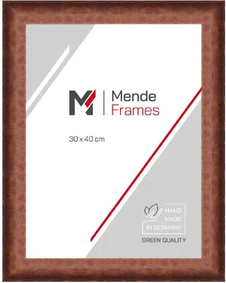 Produktbild von MendeFrames Holzrahmen H620 Antik Nussbaum 59,4x84,1 cm mit Museumsglas