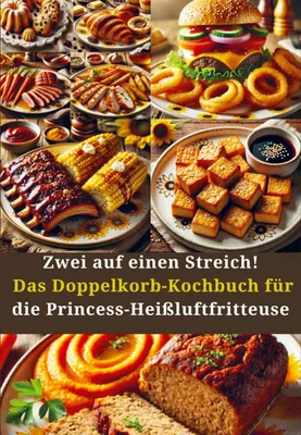 Produktbild von Zwei auf einen Streich! Das Doppelkorb-Kochbuch für die Princess-Heißluftfritteuse