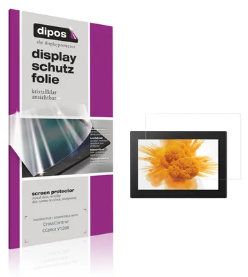 Produktbild von 2x Schutzfolie für CrossControl CCpilot V1200 klar Displayschutzfolie Folie Display Schutz dipos
