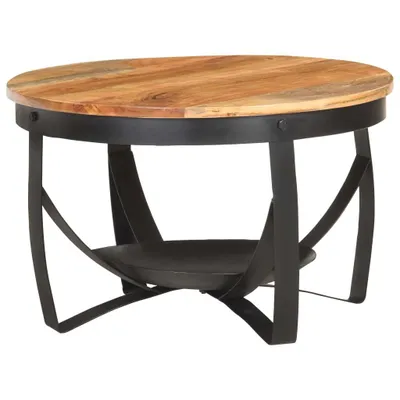 Produktbild von Couchtisch Ø68x43 cm Massivholz Akazie