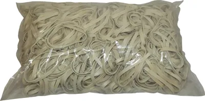 Produktbild von 1 kg Gummiringe weiß 50 mm Ø 1,2 x 5 mm breit
