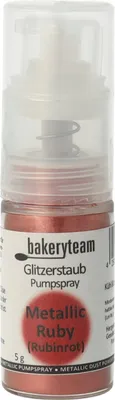 Produktbild von Glitzerstaub Metallic Dust Ruby (Rubinrot) Pump-Puder 5 g