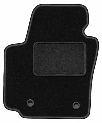 Produktbild von Fahrermatte Velours für Seat Altea 2004-08.2008 (Minivan) – 1-tlg, Schwarz, passgenau – Wielganizator LUX