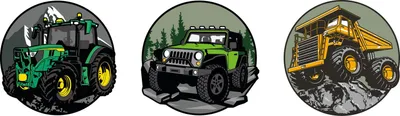 Image de Schneiders patches accessoires pour cartables Patches 3 teilig Outback vert