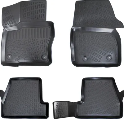 Produktbild von Rizline kompatibel mit FORD Focus 3.Gen. Facelift 2015 - 2018 Autofußmatten 3D Gummimatten