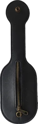 Produktbild von Herren Kunstleder Geldbörse Mode Outdoor Selbstverteidigung Mini Reißverschluss Geldbörse Schwarz