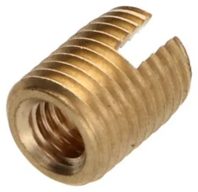 Produktbild von Einsatz Mit Gewinde für Schlitz Messing M6x14