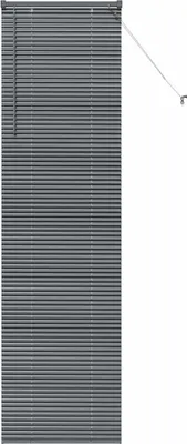 Imagen del producto de vidaXL: Persianas venecianas, color gris oscuro, 220 x 55 cm, aluminio