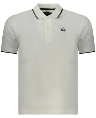 Obrázek produktu pro LA MARTINA Herren-Poloshirt mit kurzen Ärmeln, weiß