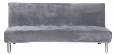 Image de Coussin de siège pour canapé, sans accoudoirs, en velours, 3 places, antidérapant, extensible, pour canapé convertible