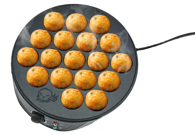 Produktbild von Elektrischer Cake Pop Maker, 750W Leistung, 18 Löcher, 220-240V Spannung, Temperaturbereich 0-240°C, Kompaktes Design