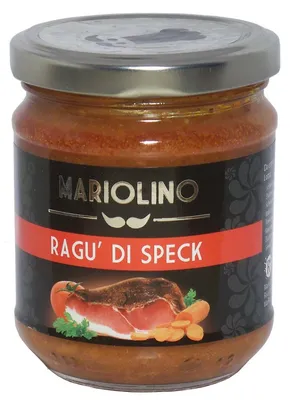 Immagine prodotto di Ragù di prosciutto e pancetta 212 ml. - Mariolino Sughi