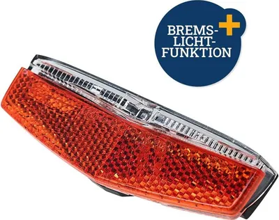 Produktbild von E-Bike LED Rücklicht Bremslichtfunktion - 6V-60V Fahrradzubehör Beleuchtung Filmer Premium 49013