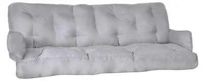 Immagine prodotto di Cuscino Beautissu per dondolo Hollywood Flair HS, 180x50x8 cm, grigio chiaro