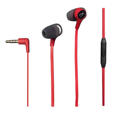 Image de HyperX Cloud Earbuds (Red-Black) Casque Avec fil Ecouteurs Jouer Noir, Rouge