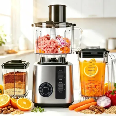 3-in-1 Multifunktions-Blender 2L, 1800 W, variable Geschwindigkeit