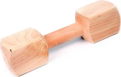 Produktbild von Dingo Hundespielzeug Apport aus Holz Apport für Gehorsam Obedience Spiel, Spaß und Hundetraining 150 g