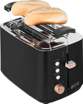 Immagine prodotto di ECG ST2768 Tostapane in legno nero