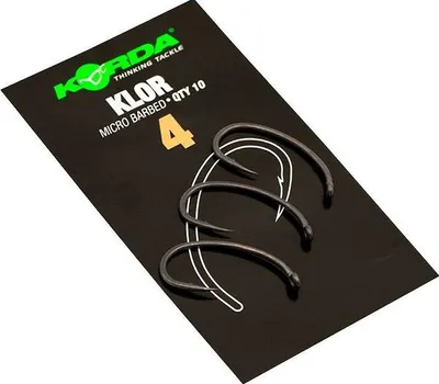 Zdjęcie produktu dla Haczyki Karpiowe Bezzadziorowe Korda Klor B Barbless r. 4