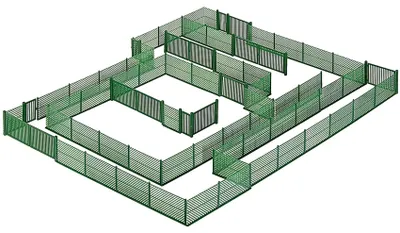 Produktbild von Kibri 38603 - H0 Maschendrahtzaun grün - Neu