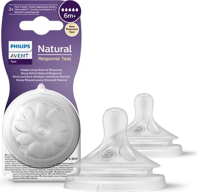 Immagine prodotto di Philips Avent Succhietto naturale reattivo 6m+