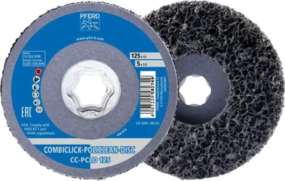 Produktbild von PFERD COMBICLICK POLICLEAN discs, 12,5 cm, 5 Stück(e)