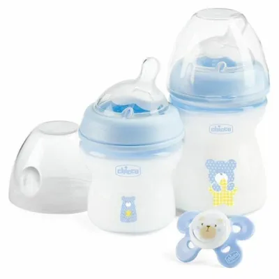 Image de Chicco Set cadeau 3 pièces NaturalFeeling biberons PP