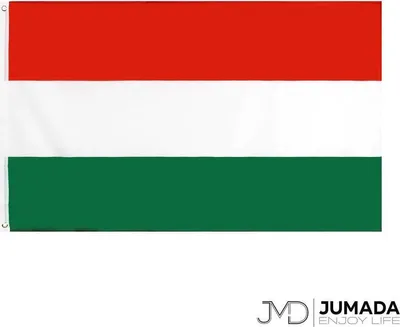 Produktbild von Jumadas ungarische Flagge – Flagge von Ungarn – Flagge Ungarn – Flaggen – Polyester – 150 x 90 cm